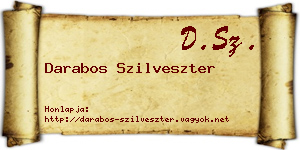 Darabos Szilveszter névjegykártya